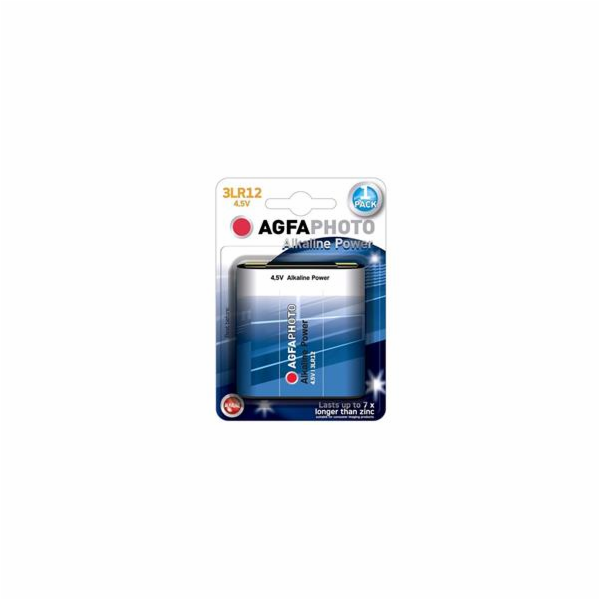 AgfaPhoto Power alkalická batéria 4,5V, blister 1ks