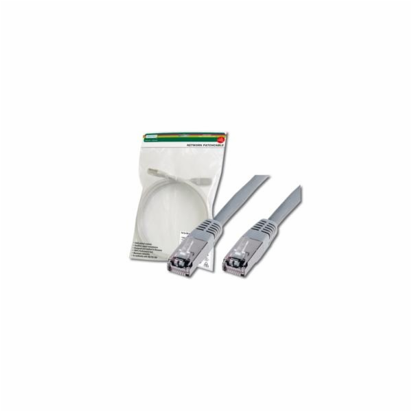 Digitus Patch Cable, SF-UTP , CAT 5e, AWG 26/7, měď, šedý...