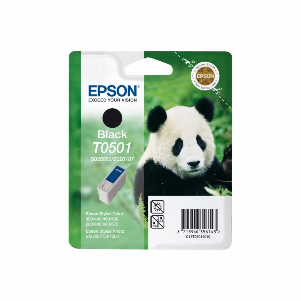 Epson C13T0501 - originální /ink čer Stylus/Photo "Panda"...