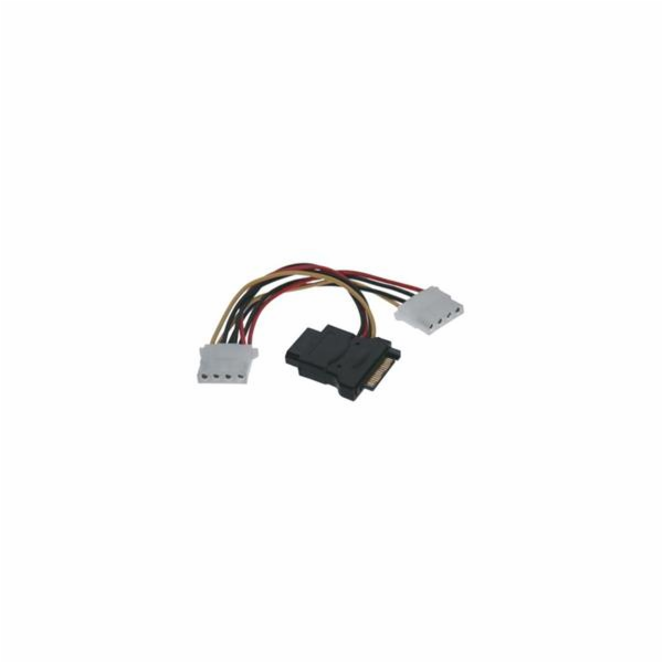 PREMIUMCORD Kabel SATA napájecí (Y) redukce -> 3x Molex 5...
