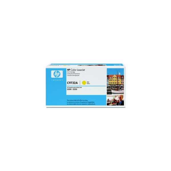 HP 645A Yellow LJ Toner Cart, C9732A (12,000 pages)