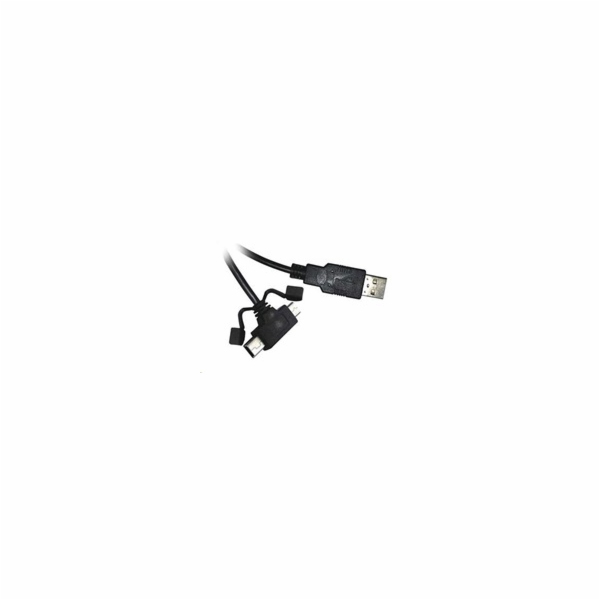 PREMIUMCORD Kabel USB 2.0 A - microUSB/miniUSB 5pin 2m (F/F)