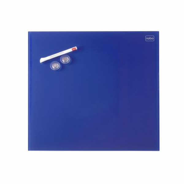 Nobo skleněná modrá tabule 450 x 450 mm