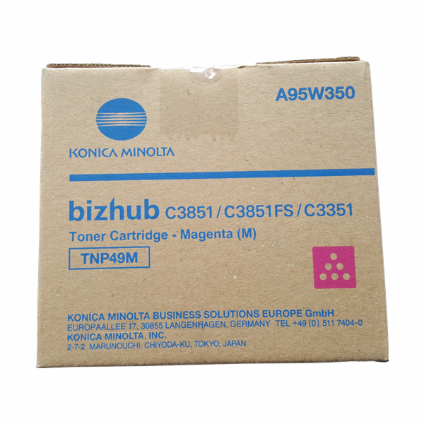Konica Minolta toner A95W350, magenta, 12000str., TNP-49M...