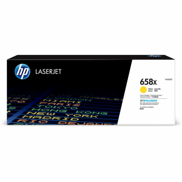 HP 658X - Vysoká kapacita - žlutá - originální - LaserJet...