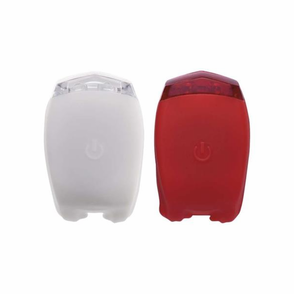 Emos LED přední + zadní svítilna na kolo P3921 na 2× CR20...
