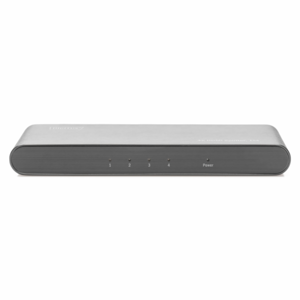 DIGITUS 4K vysokorychlostní HDMI 2.0 Rozbočovač, 1x4 UHD ...