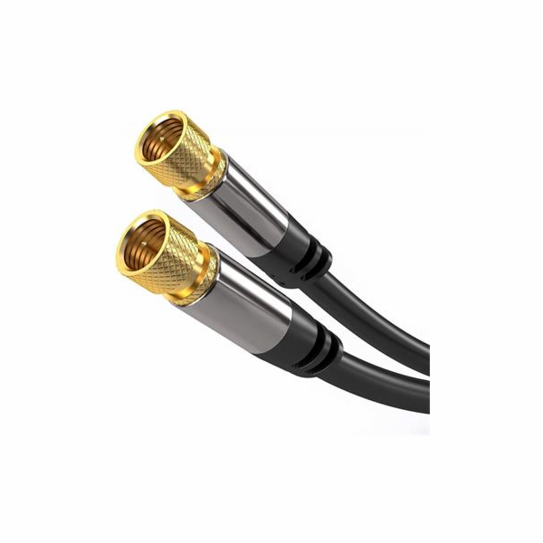 PREMIUMCORD kabel, satelitní anténní F male - F male (135...