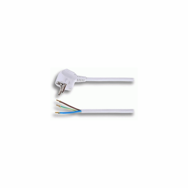 Solight flexo šňůra, 3x 1,5mm2, bílá, 2m - PF20