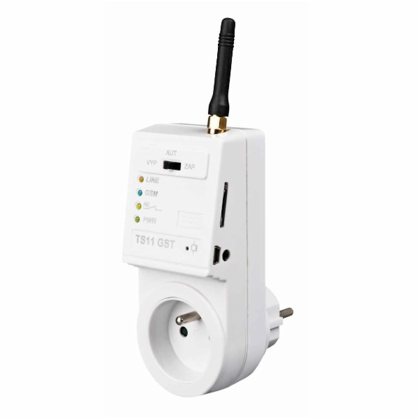 ELEKTROBOCK GSM zásuvka s možností regulace teploty TS11 GST