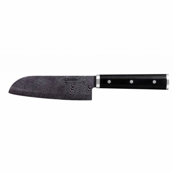 KYOCERA keramický nůž Santoku, černá dřevěná rukojeť, 14 ...