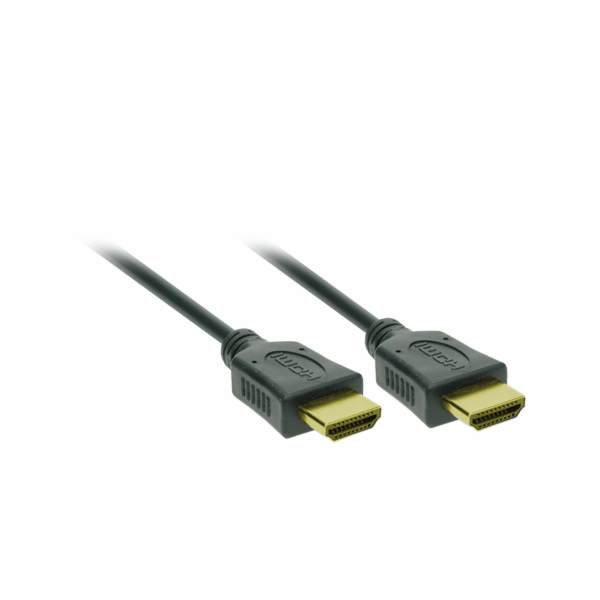 Solight HDMI kabel s Ethernetem, HDMI 1.4 A konektor - HD...