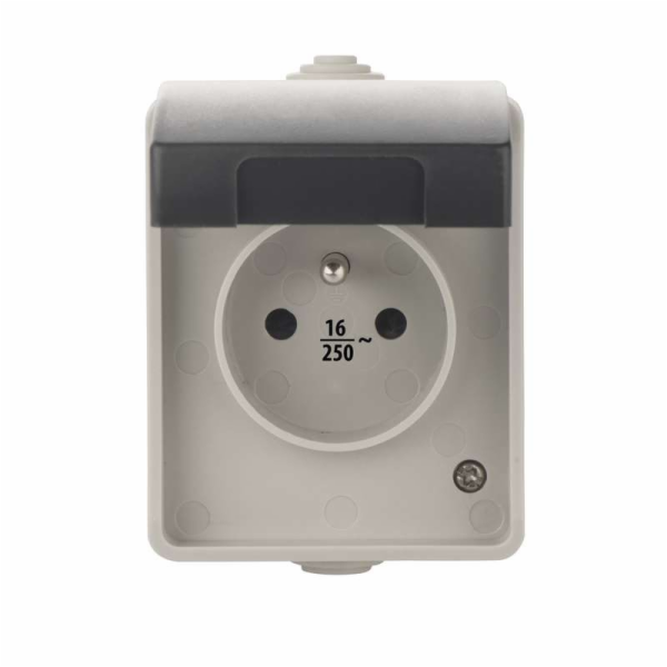 Zásuvka nástěnná 16A/250V IP54  A1397