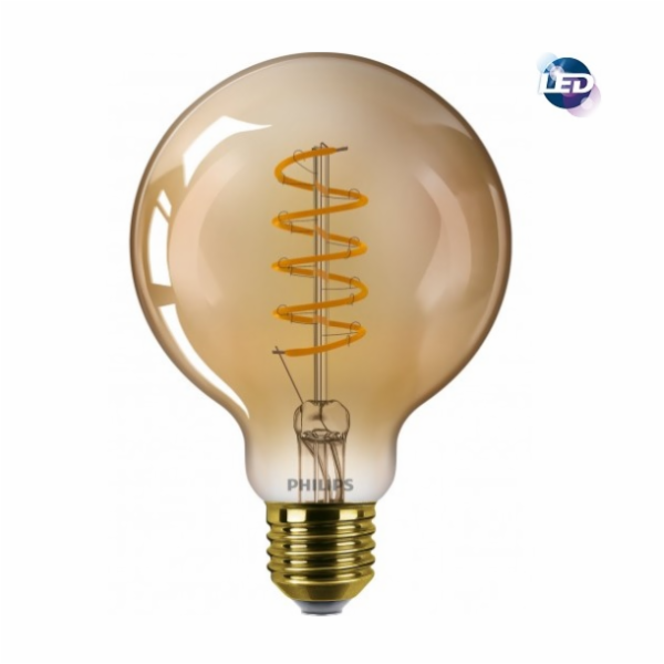 LED žárovka Philips E27 Vintage Classic D G93 5,5-25W SRT...