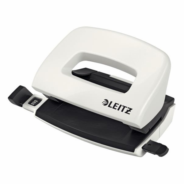 LEITZ Mini děrovačka  NeXXt 5060, perleťová bílá