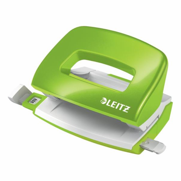 LEITZ Mini děrovačka  NeXXt 5060, zelená