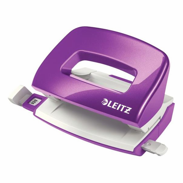 LEITZ Mini děrovačka  NeXXt 5060, purpurová