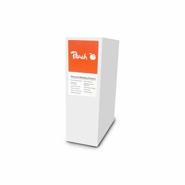 PEACH Thermal Binding Covers A4 10mm, white 10ks