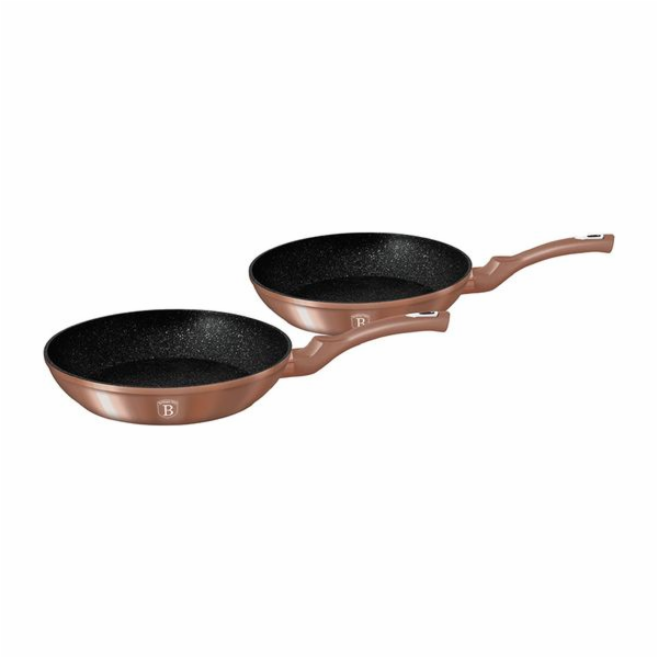 BerlingerHaus sada pánví 2ks BH-1611N Rose Gold Metallic ...