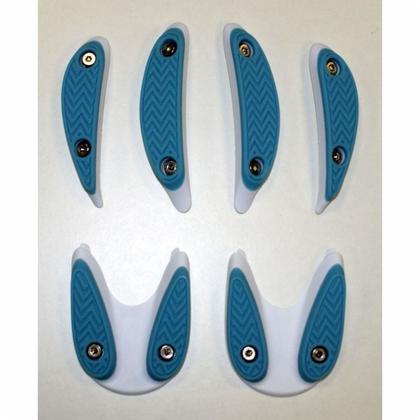 GIRO Podpatky pro mtb boty GIRO WALKING PAD bílá mlk modr...