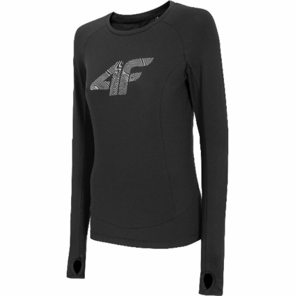 4f Dámské tričko H4L20-TSDLF001 černé.XS