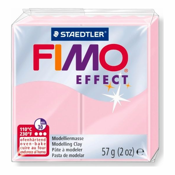 Fimo termosetová plastová hmota Efekt růžová pastelová 57g