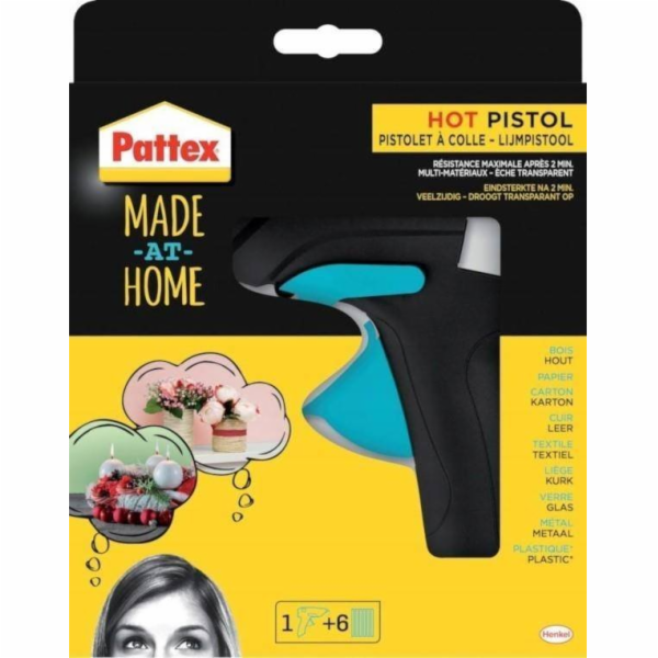 Horká lepicí pistole + 6 Pattex lepidlo