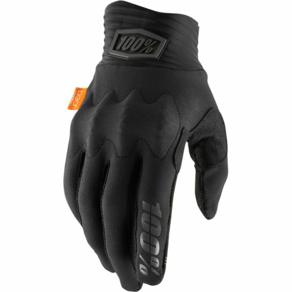 100% Rukavice 100% COGNITO Rukavice černé uhlí roz. XXL (...