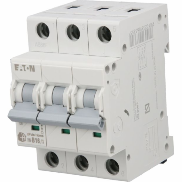 Eaton Miniaturní jistič 3P B 16A 6kA AC xPole Home HN-B16...
