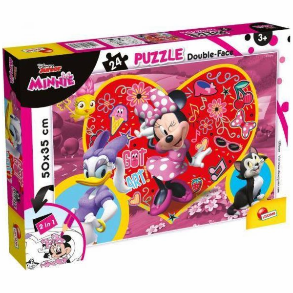 Listy Oboustranné puzzle 24el Minnie Mouse 73979