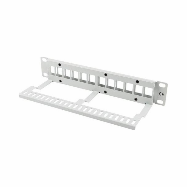 Lanberg PATCH PANEL PRÁZDNÝ 12 PORT 1U 10 S ORGANIZÉREM P...