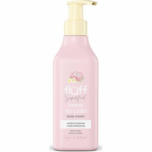 Fluff Super Food Body Cream tělový krém Meloun a banán 200ml