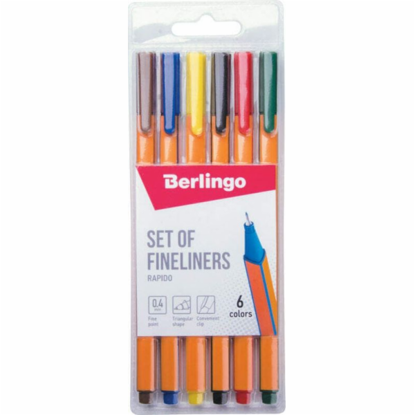 Berlingo Berlingo, Rapido sada jemných linek, barva, 6ks,...