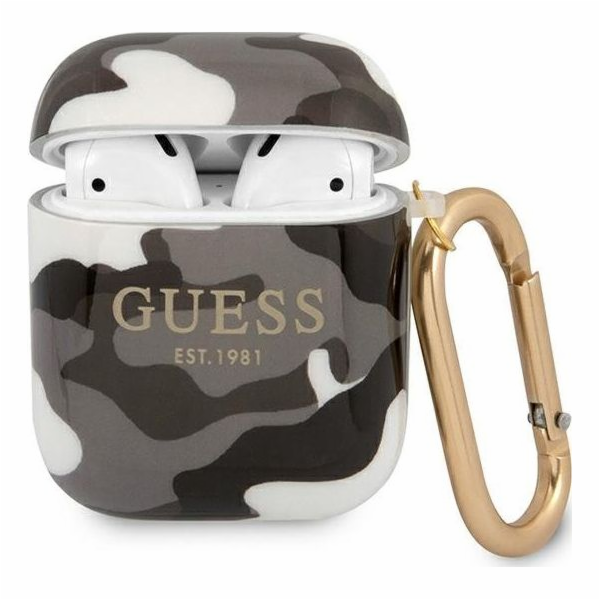 Guess Guess GUA2UCAMG kryt AirPods black / black Camo Col...