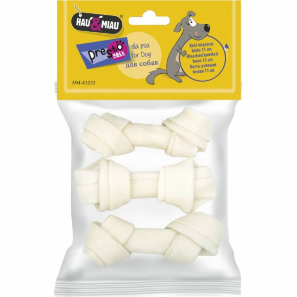 Hau &amp; Miau BOND BONE BONE WHITE, 11 cm, 3 ks / krabic...