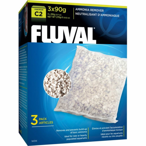 Fluval Ammonia Remover cartridge pro filtr C2, 3x90g