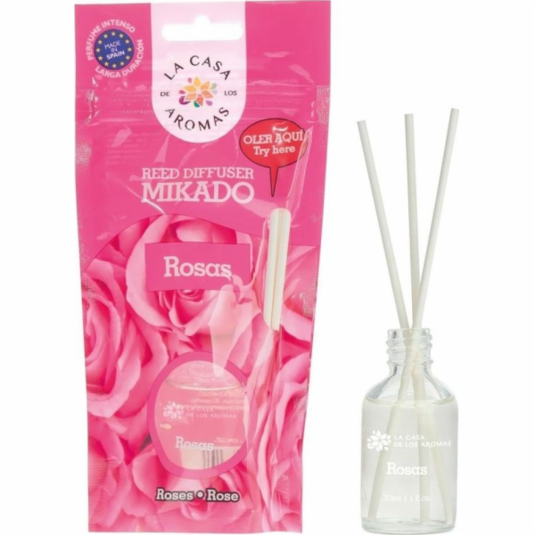 La Casa de los Aromas aromatický olej s růžovými tyčinkam...