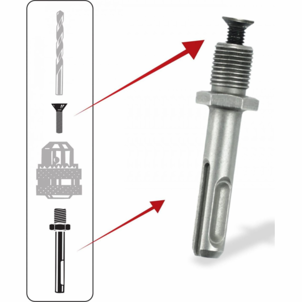 Dedra Adaptér SDS plus 1/2 20UNF