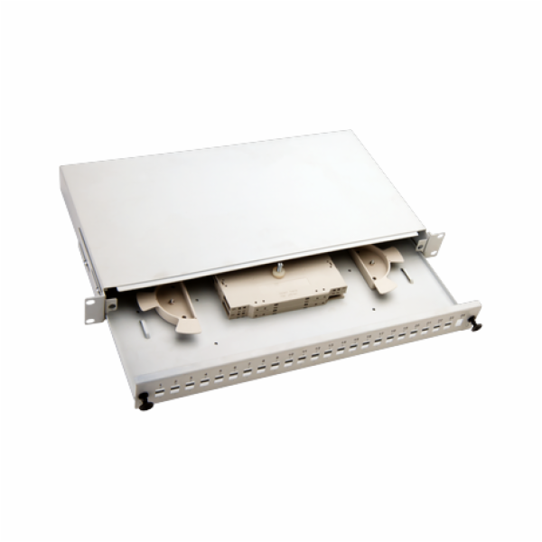 Fiber optic distribution frame 24xSC simplex 19  1U with ...