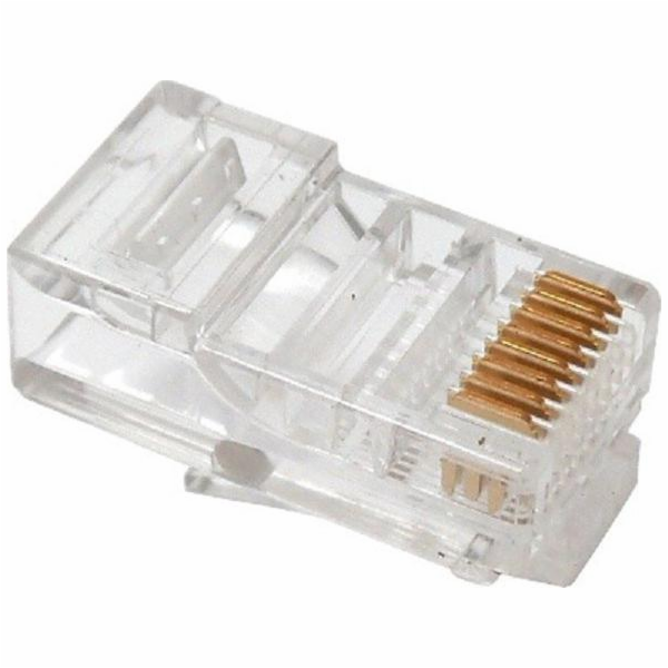 SOLARIX KRJ45/5-100 plug 8P8C RJ45 CAT5e unfolded unscree...