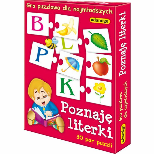 Adamigo Logická hra Učím se písmena - 5581
