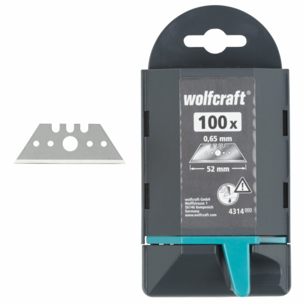 Wolfcraft Wolfcraft 100 x profesionální trapézové čepele,...