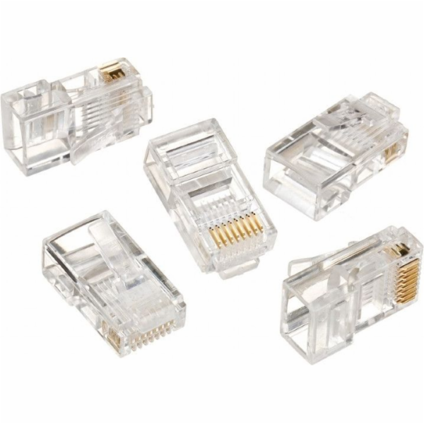 GEMBIRD LC-8P8C-001/10 LAN modular plug 8P8C for solid ca...