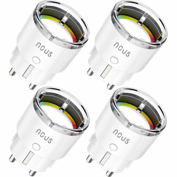 NOUS A1 (4-PACK), Smart Zásuvka, 15A, Schuko
