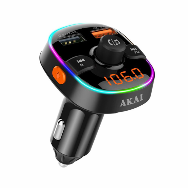 Transmiter AKAI, FMT-95BT, bezdrátový, Bluetooth, čtečka ...