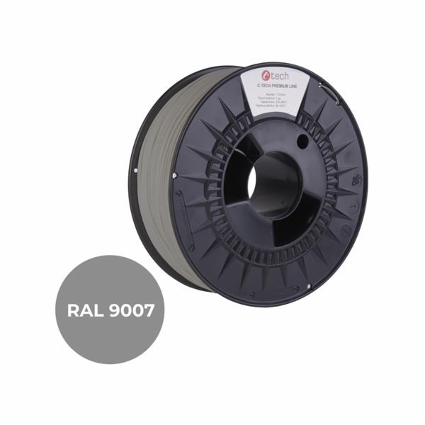 Tisková struna (filament) C-TECH PREMIUM LINE, PLA, šedý ...