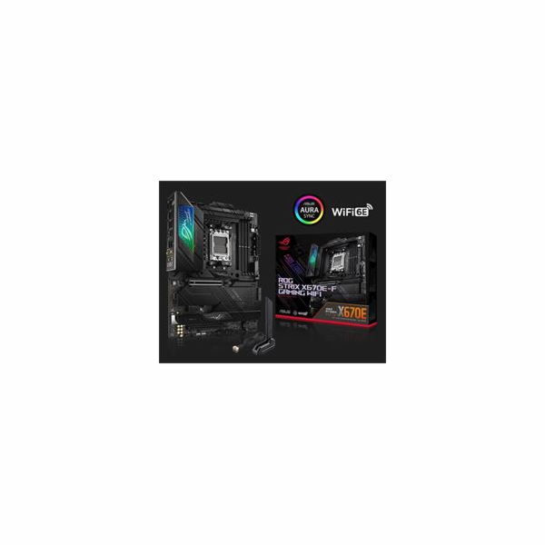 ASUS MB Sc AM5 ROG STRIX X670E-F GAMING WIFI, AMD X670, 4...