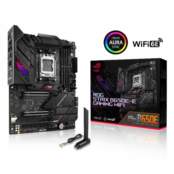 ASUS MB Sc AM5 ROG STRIX B650E-E GAMING WIFI, AMD B650, 4...