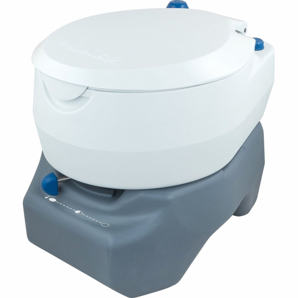 Toaleta chemická WC Portable 20l Combo přenosná bílošedá