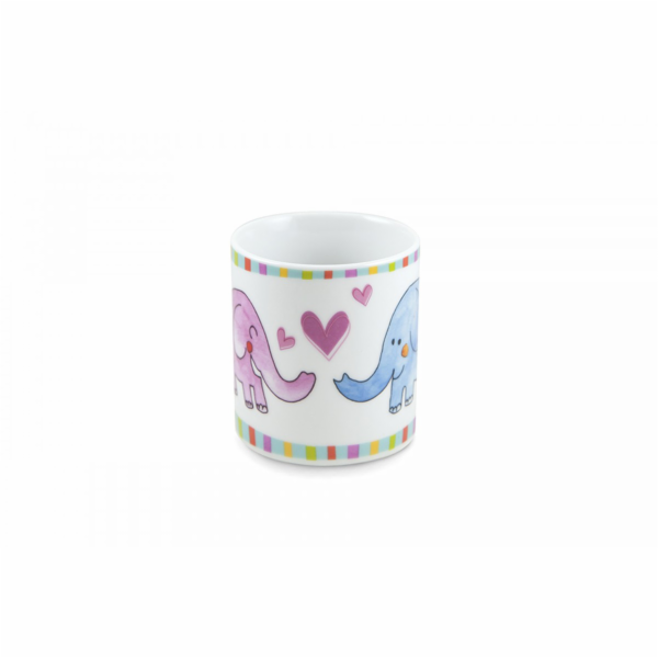 talíř+talíř hl.+hrnek dětský SLON porcelán